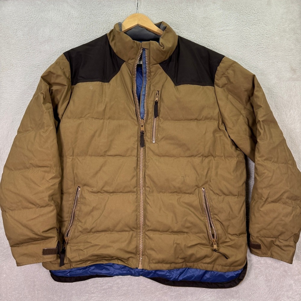 Mountain Khakis Men's XL Relaxed Fit Goose Down Feather Puffer Jacket Work Chore